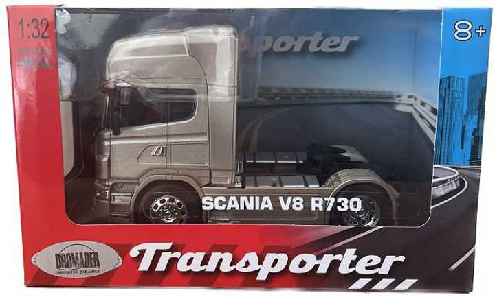 Metalowy model Welly ciężarówka Scania 1:32 Złoty (4891761126711) - obraz 1