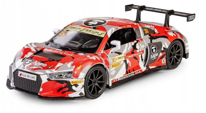 Metalowy model RMZ Hobby samochód sportowy Audi R8 1:32 Biały (5905422081048) - obraz 2