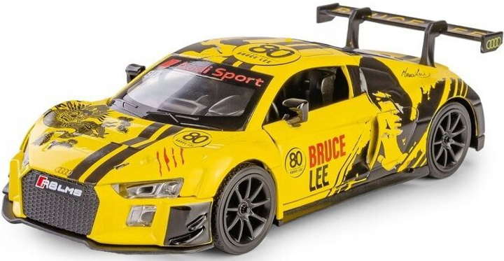 Metalowy model RMZ Hobby samochód sportowy Audi R8 2015 1:32 Żółty (5905422081109) - obraz 2