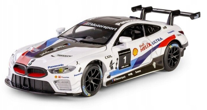 Metalowy model RMZ Hobby samochód sportowy BMW M8 1:32 Biały (5905422081215) - obraz 1