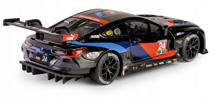 Металева модель RMZ Hobby Спортивний автомобіль BMW M8 1:32 Чорний (5905422081222) - зображення 3