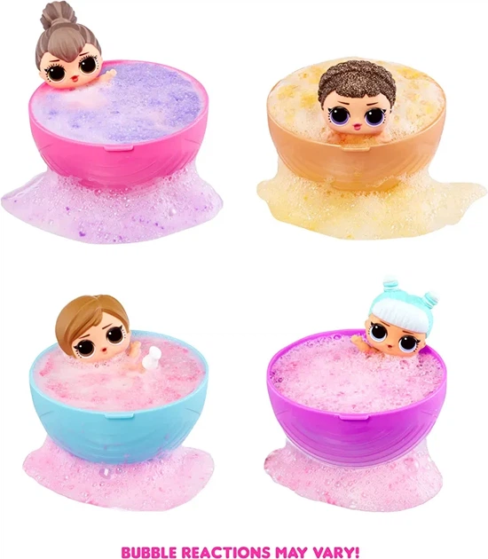 Ігровий набір Lol Surprise Bubble Бабл Dolls Splash star лялька лол із бульбашками з піною з блискітками. - зображення 5