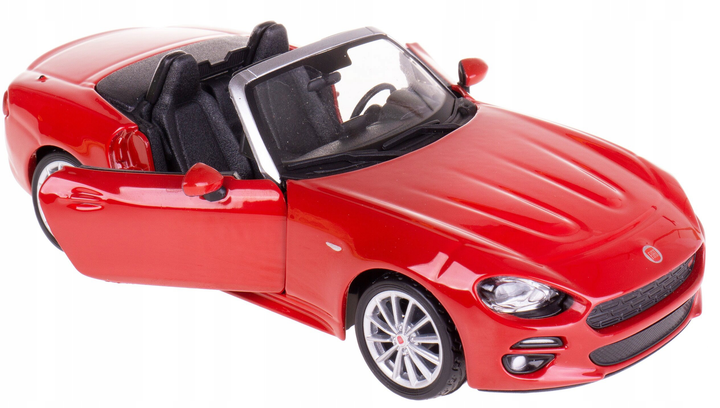 Металева модель Burato Автомобіль Fiat 1:24 Червоний (4893993010950) - зображення 2