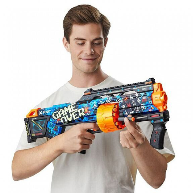 Рушниця Zuru X-Shot Skins Last + 16 патронів чорного кольору (4894680022690) - зображення 5