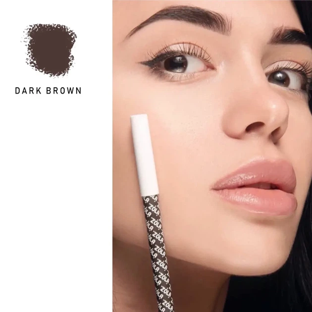 Карандаш для пудровых бровей Powder Brow Pencil Zola Dark Brown - Фото 2 Карандаш для пудровых бровей Powder Brow Pencil Zola Dark Brown - изображение 2