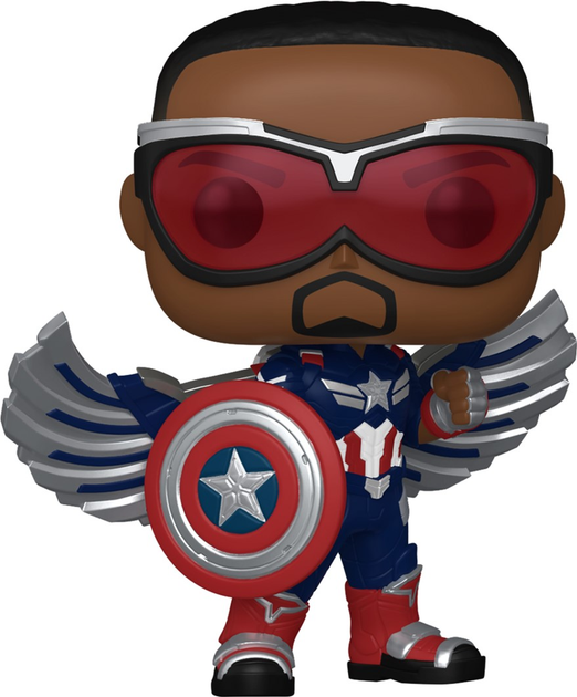 Ігрова фігурка Funko Pop! Marvel: Captain America Brave New World - Captain America 11.5 см (5908305249702) - зображення 2