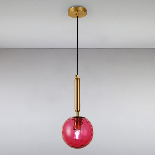 Люстра подвесная шар Light House LS-14838-1 RD красная – фото, отзывы ...