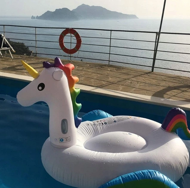 Materac dmuchany do pływania Jilong Jednorożec 218 x 160 x 120 cm (6920388642101) - obraz 7