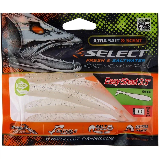 Силікон Select Easy Shad 3.5" #313 (5 шт/уп),1870.71.81 - зображення 2