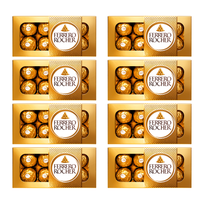 Набір Цукерки 8шт Ferrero Rocher Mini 100g - Фото 1 Набір Цукерки 8шт Ferrero Rocher Mini 100g - зображення 1
