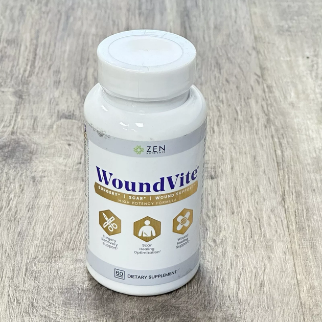 Вітаміни для загоєння ран і шрамів після операції Zen Nutrients WoundVite 60 капсул - зображення 1