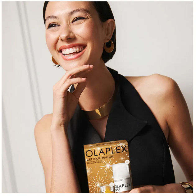 Набір для догляду за волоссям Olaplex Get Your Shine On Крем для укладки 100 мл + Олія для укладки 30 мл (850056933131) - зображення 5