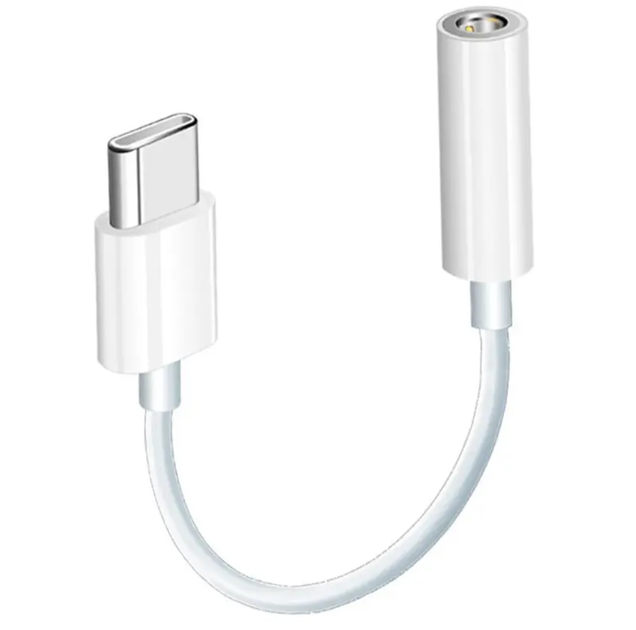 Переходник с Type-C на аудио 3.5 mm для Iphone16, 16 Pro, 16 Pro Max, 16 Plus / Белый - Фото 4 Переходник с Type-C на аудио 3.5 mm для Iphone16, 16 Pro, 16 Pro Max, 16 Plus / Белый - изображение 4