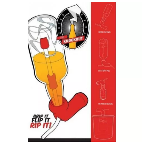 Трубка Баблер KnockOut Beer Bong - Фото 2 Трубка Баблер KnockOut Beer Bong - изображение 2