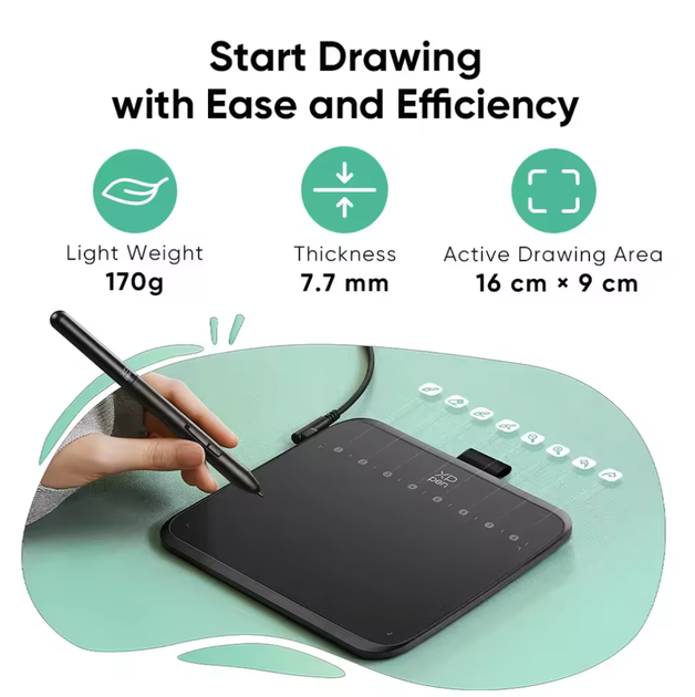Графический планшет ХP-Pen Deco 640 Black - изображение 6