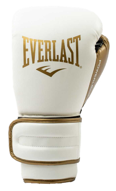 Боксерские перчатки Everlast Powerlock 2R Training Gloves (P00003050) White/Gold 14 унций - изображение 2