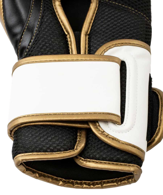 Боксерские перчатки Everlast Powerlock 2R Training Gloves (P00003050) White/Gold 14 унций - изображение 7