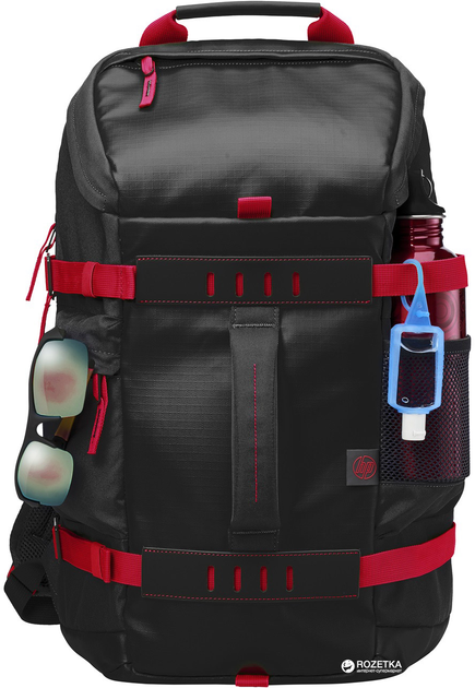 Рюкзак для ноутбука HP Odyssey 15.6" Black/Red (X0R83AA) – фото, отзывы ...