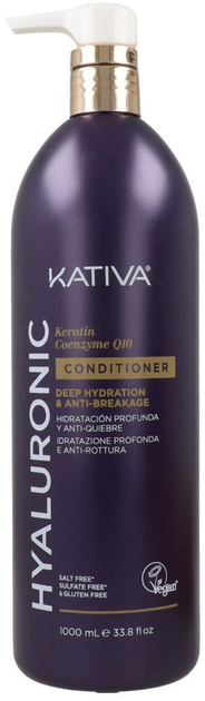 Кондиціонер для волосся Kativa Hyaluronic Keratin in Coenzyme Q10 1000 мл (7750075060678) - зображення 1