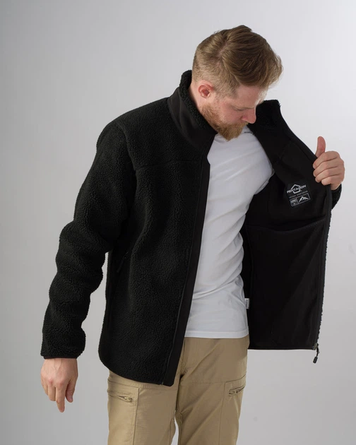 Фліска Pentagon SUMMIT SHERPA FLEECE K08063 Large, Чорний - Фото 7 Фліска Pentagon SUMMIT SHERPA FLEECE K08063 Large, Чорний - зображення 7