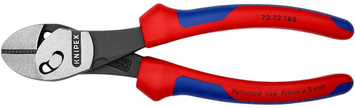 Кусачки Knipex бічні TwinForce (73 72 180) - зображення 1