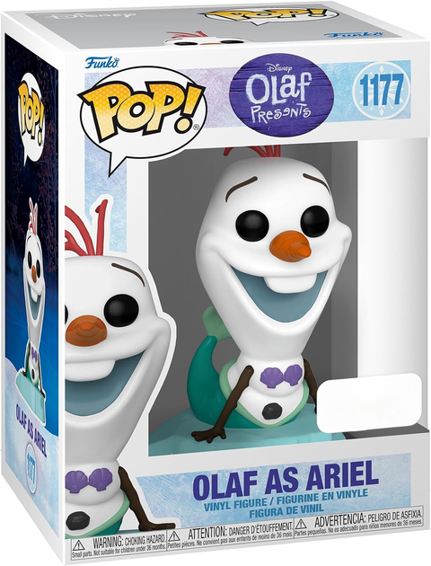 Figurka Funko Pop! Disney Olaf Present Olaf as Ariel Exclusive 9 cm (889698618212) - obraz 1