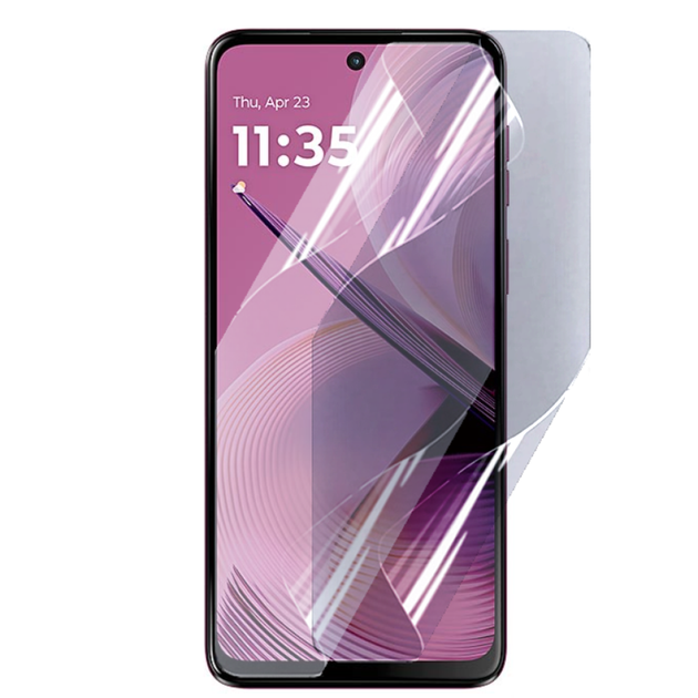 Протиударна гідрогелева плівка Hydrogel Film для Motorola Moto G55, Transparent - Фото 1 Протиударна гідрогелева плівка Hydrogel Film для Motorola Moto G55, Transparent - зображення 1