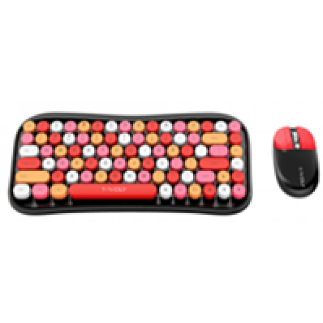 Беспроводная Bluetooth клавиатура с мышкой TWolf TF660, Black - изображение 5