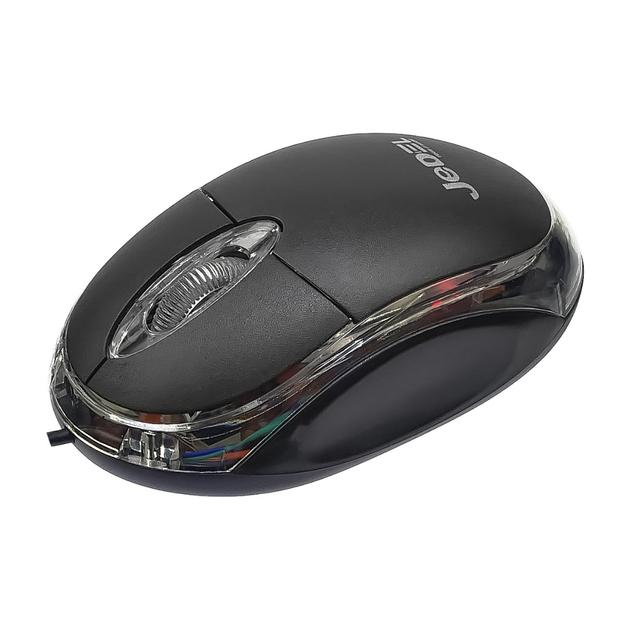 Проводная мышь Jedel TB220, 800 DPI, 1.2 м черная - изображение 1