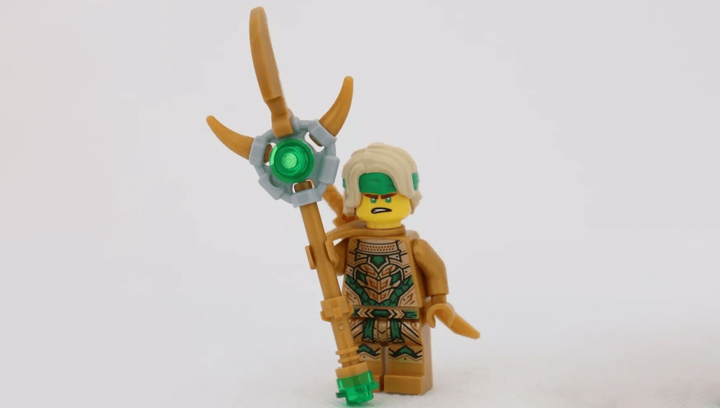 Фигурка Lego Ninjago Ninja Golden Oni Lloyd paper bag 892297 1шт - изображение 2