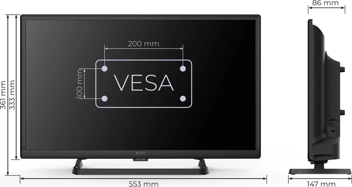 Телевизор KIVI 24H710QB - изображение 8