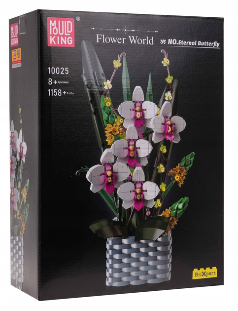 Конструктор Mould King Brixpert Flower World Букет квітів 1158 деталей (5903864982251) - зображення 1