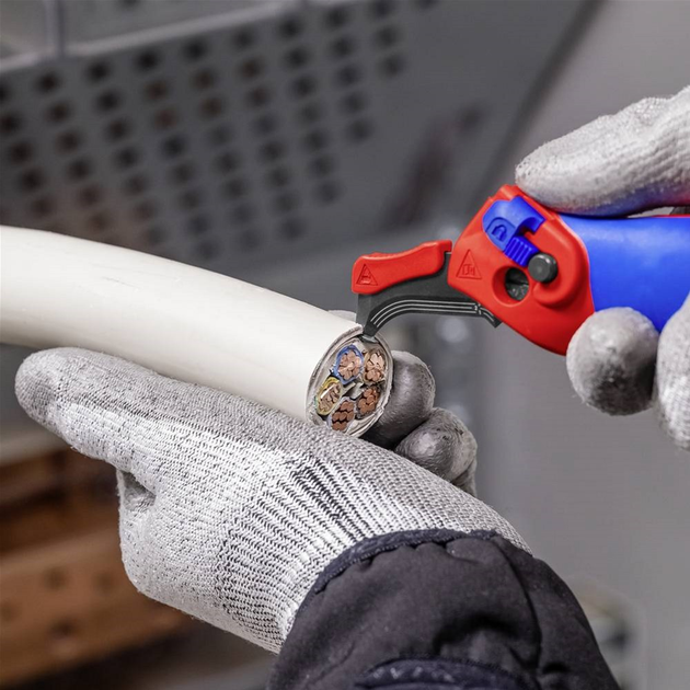 Nóż do ściągania izolacji Knipex (16 50 145 SB) - obraz 10