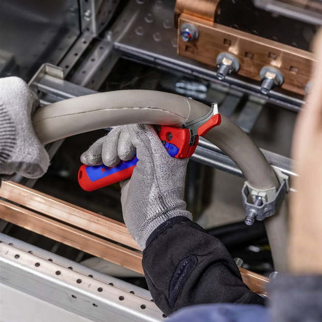 Nóż do ściągania izolacji Knipex (16 50 145 SB) - obraz 12