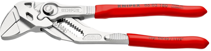 Szczypce nastawne-klucz Knipex 180 mm (86 03 180 SB) - obraz 1