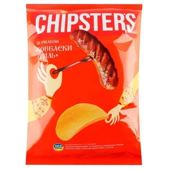 Чипсы картофельные со вкусом Кабаносы 130г CHIPSTER'S (4820274151033) - Фото 1 Чипсы картофельные со вкусом Кабаносы 130г CHIPSTER'S (4820274151033) - изображение 1