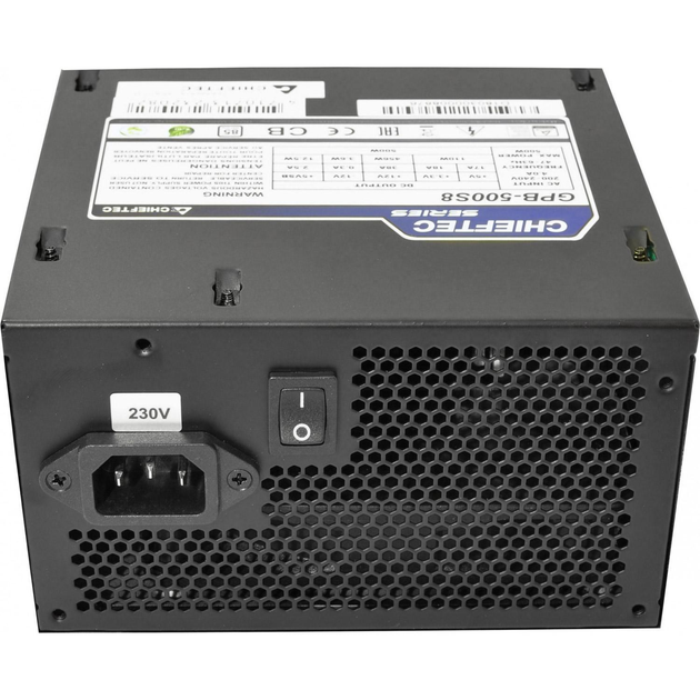 Блок живлення Chieftec iArena 500 W 85+ bulk (GPB-500S8) - изображение 2