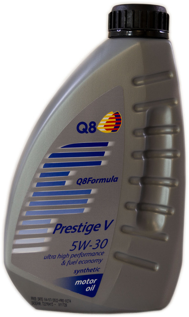 Масло 5w30 1 л Q8 Formula Prestige V, API SP – фото, отзывы ...