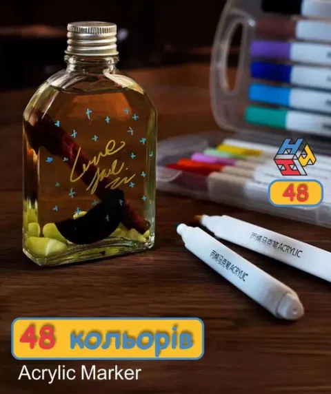 Акварельные маркеры 48 цветов Water Brush - изображение 3