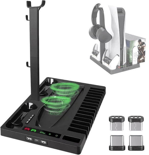 Мультифункціональна док станція GameBox M1 Black (GMB-M1) - зображення 4