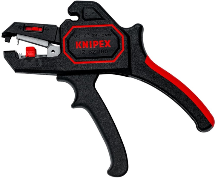 Automatyczny ściągacz izolacji Knipex 180 mm (12 62 180) - obraz 1