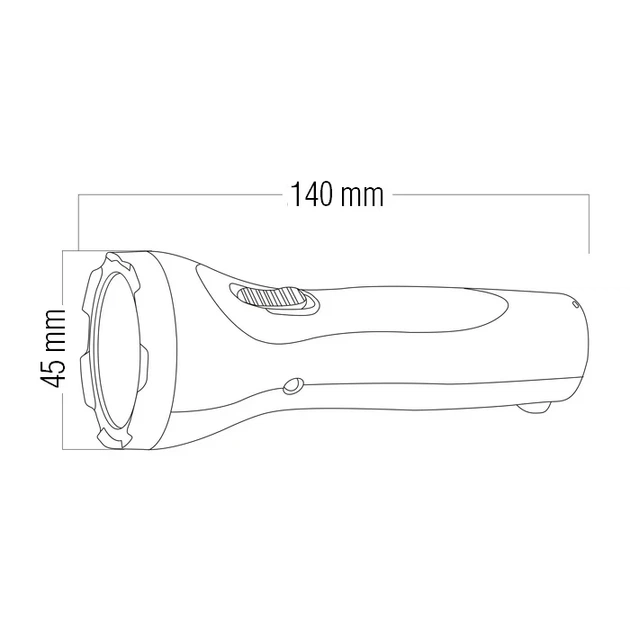 Фонарик ручной 0.5W Horoz Electric PELE-1 с двумя режимами яркости 7000K/9000K IP20 - Фото 3 Фонарик ручной 0.5W Horoz Electric PELE-1 с двумя режимами яркости 7000K/9000K IP20 - изображение 3