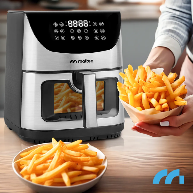 Аерофритюрниця Maltec AirFryer1800W-9L - зображення 3