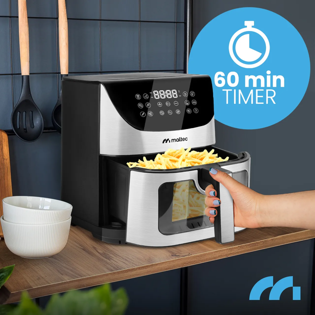 Аерофритюрниця Maltec AirFryer1800W-9L - зображення 5