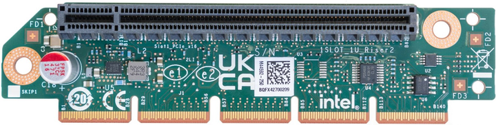 Riser Intel 1U PCIe 5.0 x16 (x16) (FCP1URISER2) - obraz 1