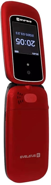 Telefon komórkowy Evelatus Wave 2 DS Maroon Red (4752192017941) - obraz 6