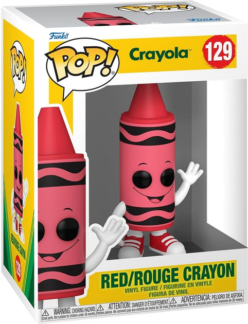 Figurka Funko Pop! Crayola Red/Rouge Crayon 129 (889698652537) - obraz 1