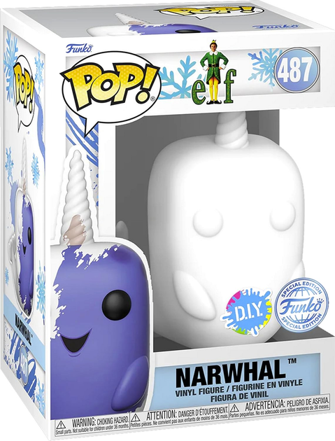 Figurka Funko Pop! Disney Elf Narwhal Biały 487 (889698739207) - obraz 1