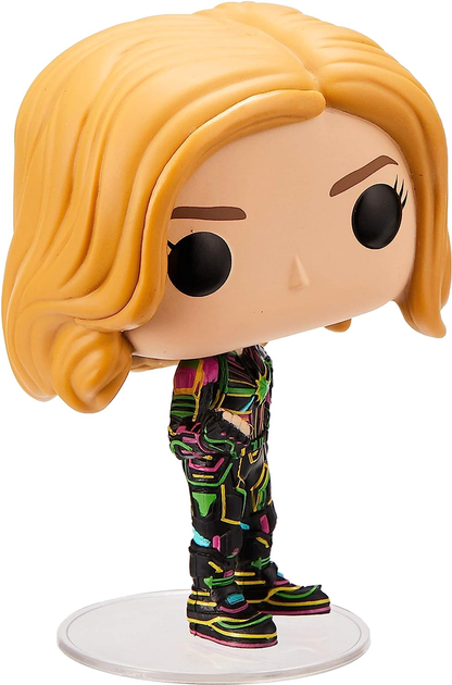 Figurka Funko Pop! Marvel Captain Marvel Captain Marvel neonowy kostium świeci w ciemności 516 Bobble-Head (889698692373) - obraz 2