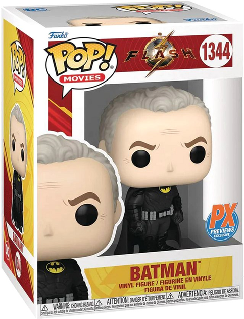 Фігурка Funko Pop! Movies DC The Flash Batman Keaton Unmasked ALT 1344 (889698663779) - зображення 1